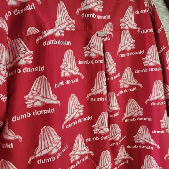 Platinum Fubu Vintage Dumb Donald Fat Albert Mens SZ XXL Button Down Cosby Rare - Picture 8 of 8